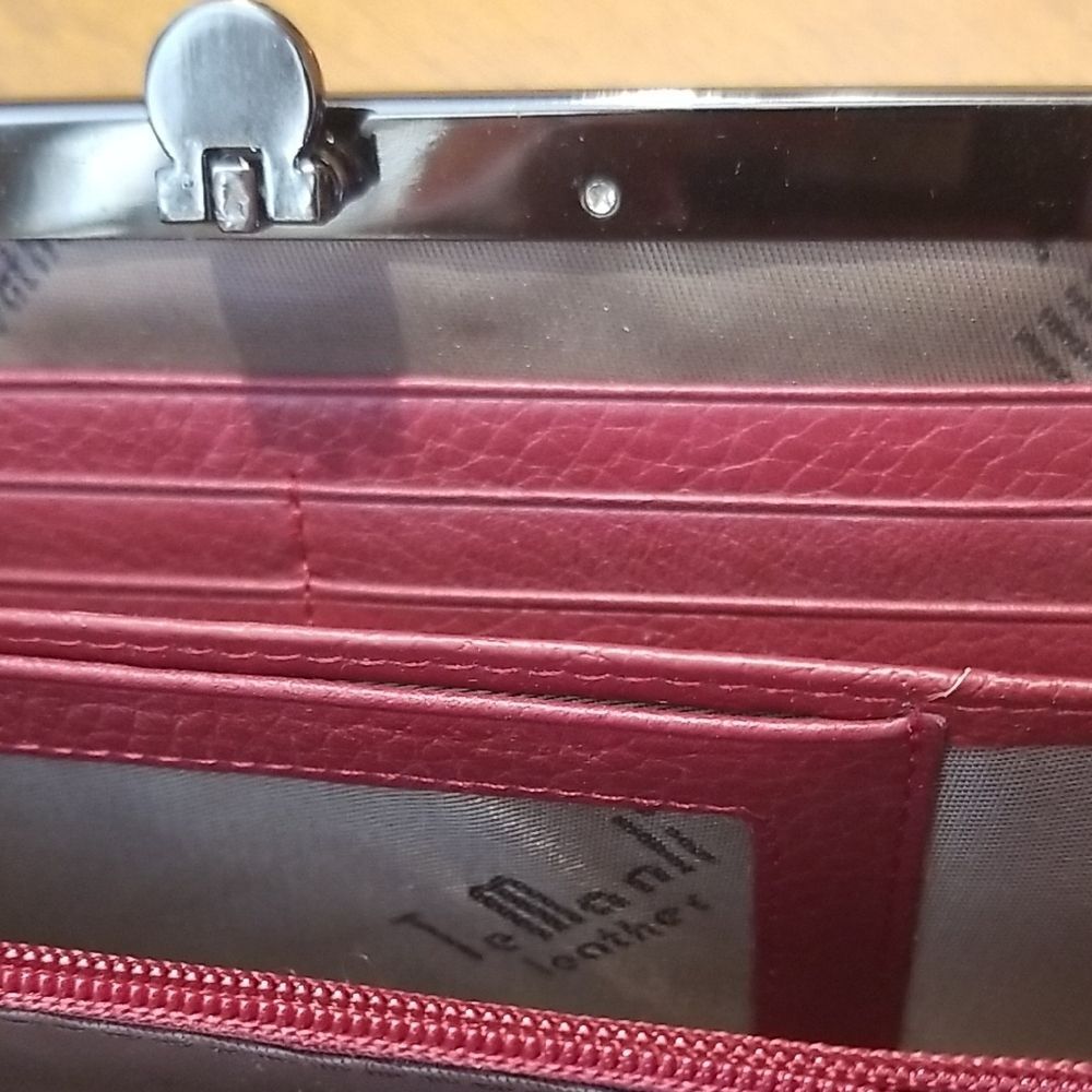 Temanli Genuine Leather Patchwork Wallet - Rainbo… - image 8